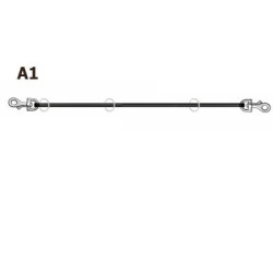 Führleine verstellbar gummiert