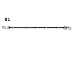 Führleine verstellbar gummiert